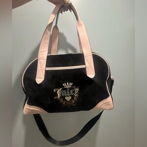 Juicy Couture Black and Pink Women's Travel Bag